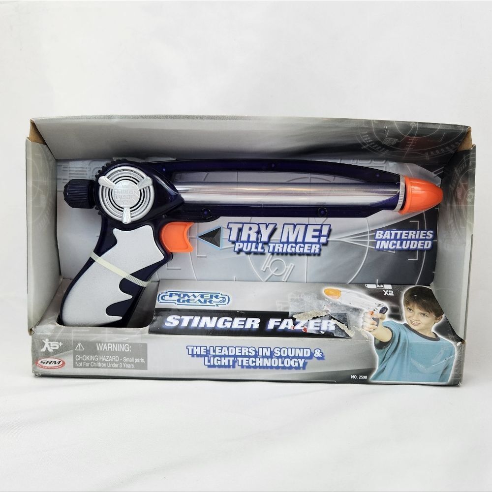 🔹️NIB Power Gear Stinger Fazer Ray Gun Toy